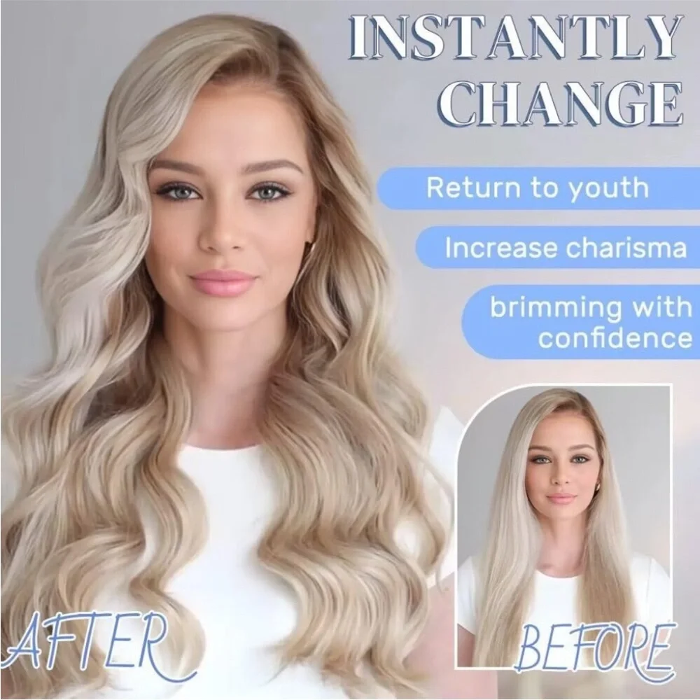 20Pcs 14 Inch Chestnut Brown to Bleach Blonde Tape-in Hair Extensions for Women